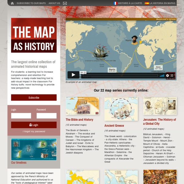 The Map As History : A Multimedia Atlas Of World History With Animated ...