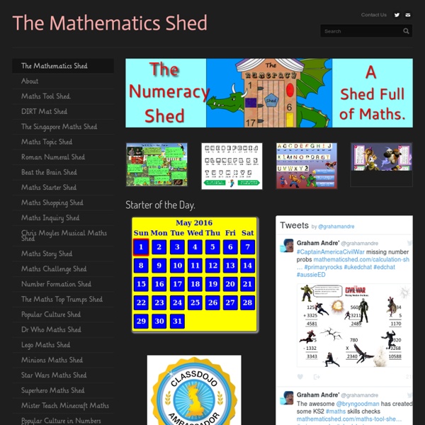 The Mathematics Shed - Mathematics Shed