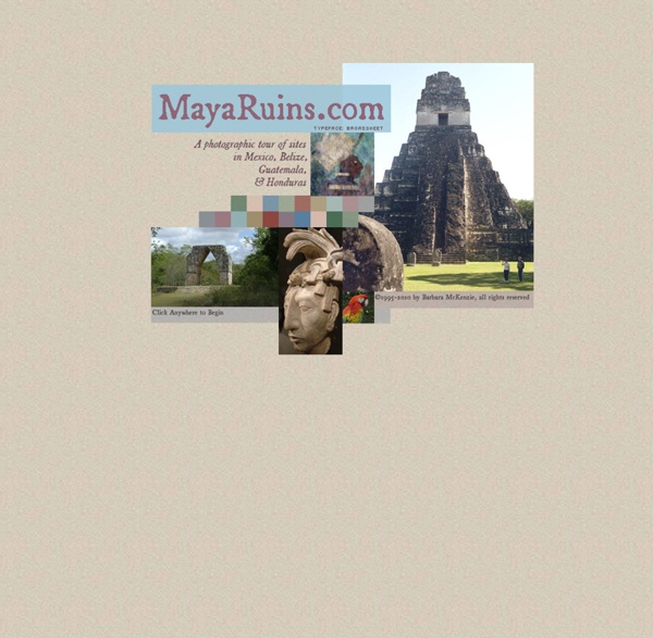 The Maya Ruins Page