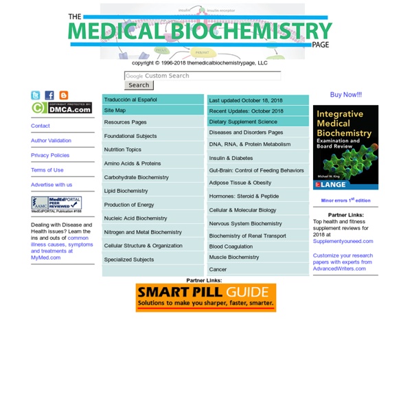 The Medical Biochemistry Page
