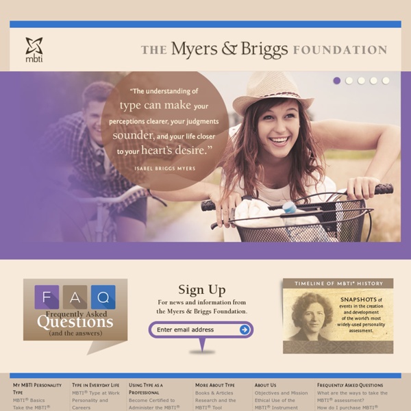 The Myers & Briggs Foundation