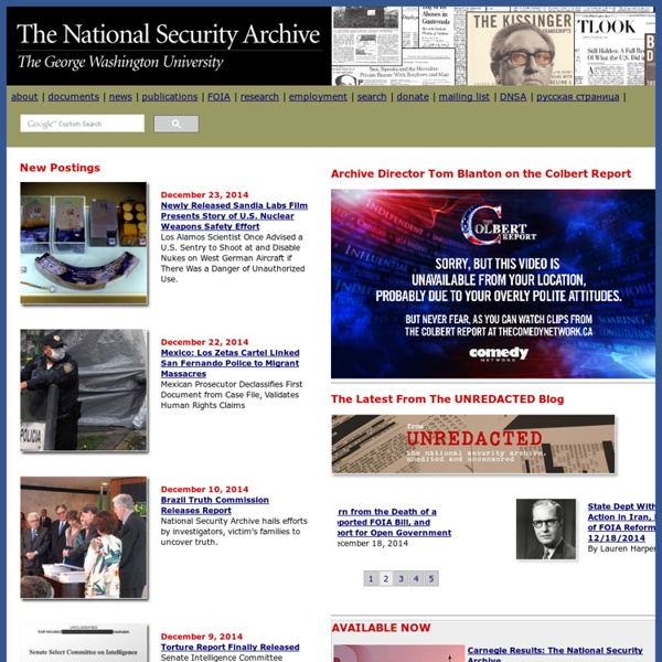 The National Security Archive