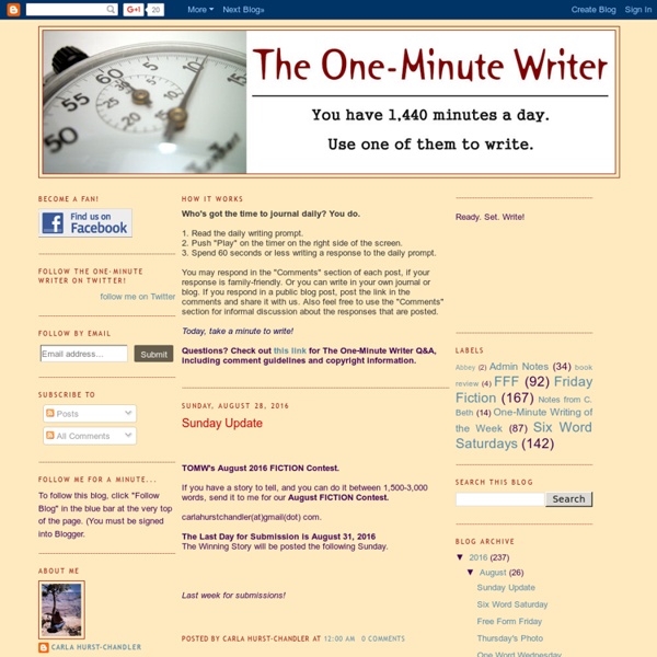 The One-Minute Writer