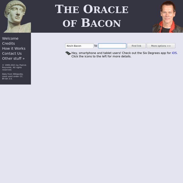 The Oracle of Bacon
