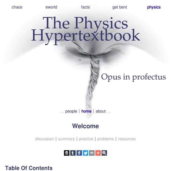 The Physics Hypertextbook