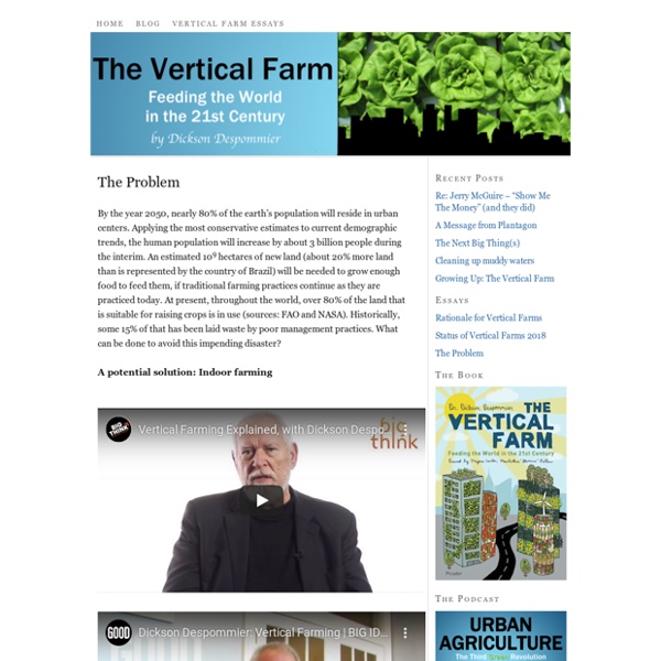 The Vertical Farm Project - Agriculture for the 21st Century and Beyond