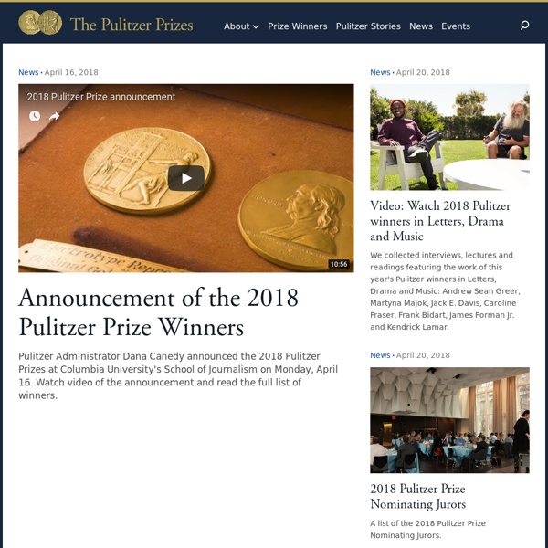 The Pulitzer Prizes