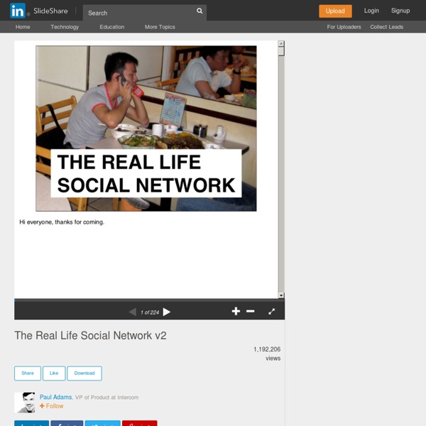 The Real Life Social Network v2