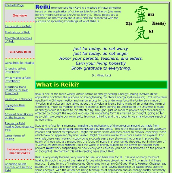 The Reiki Page
