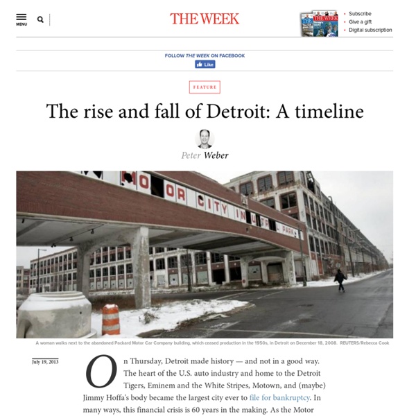The rise and fall of Detroit: A timeline