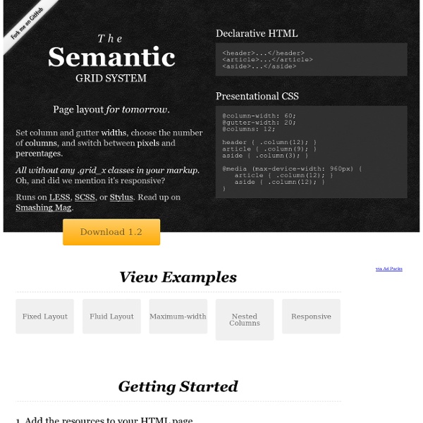 The Semantic Grid System