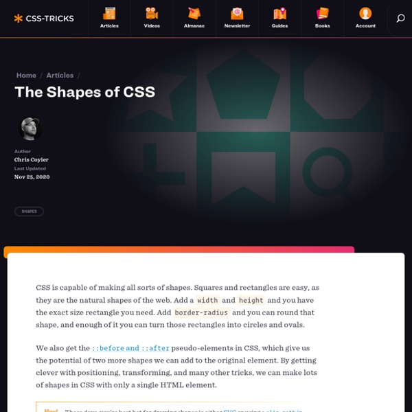 Making Different Shapes With Css Shapes Css Different vrogue.co