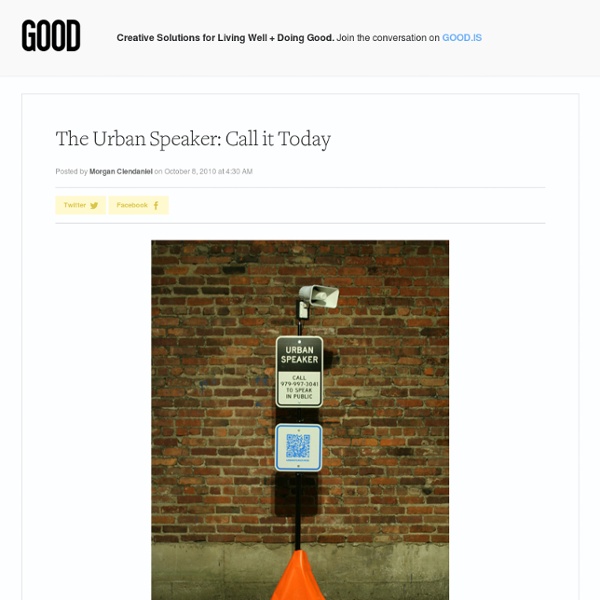 The Urban Speaker: Call it Today - Culture