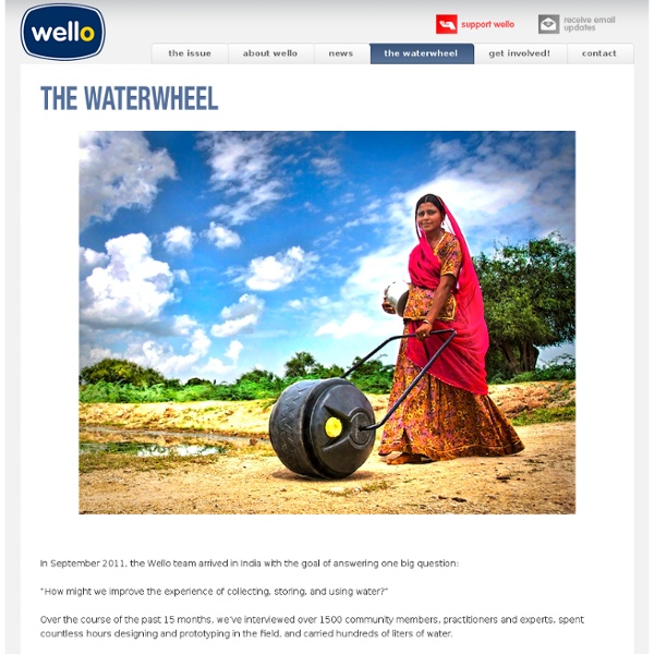 The WaterWheel — Wello Water