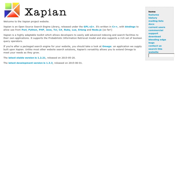 The Xapian Project