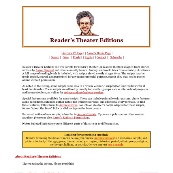 Reader's Theater Editions (Readers Theatre, Free Scripts, Short Children's Plays)