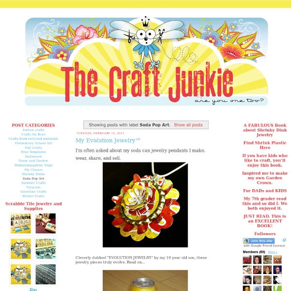 The Craft Junkie: Soda Pop Art