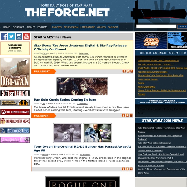 TheForce.Net - Your Daily Dose of Star Wars