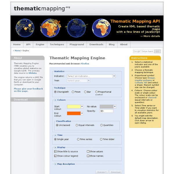 Thematic Mapping Engine - thematicmapping.org