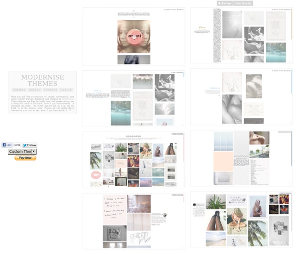 THEMES FOR TUMBLR by MODERNISE