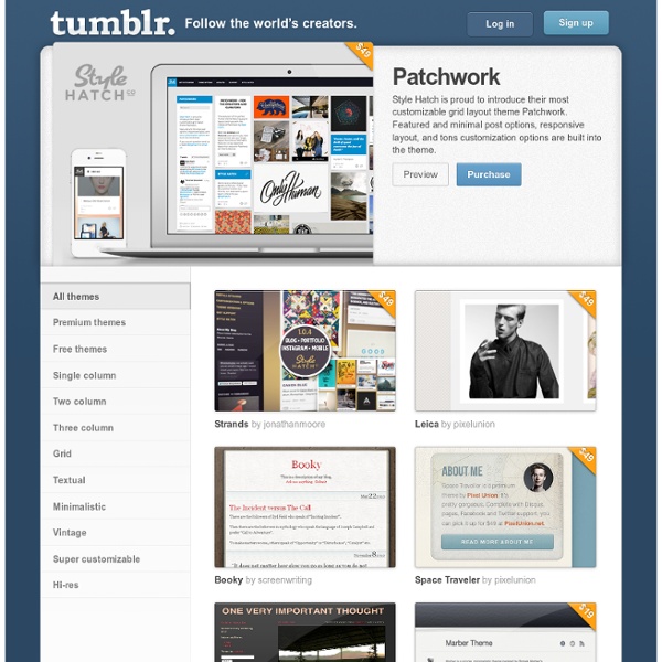 Tumblr Theme Garden Pearltrees