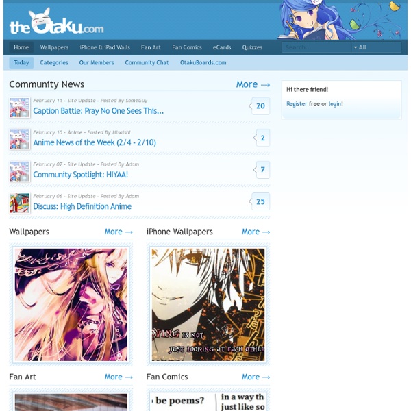 TheOtaku.com: A Friendly Place For Creative Anime Fans