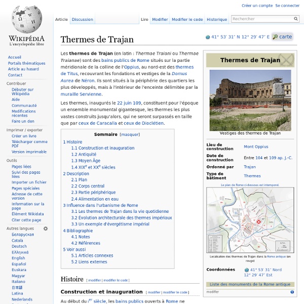 Thermes de Trajan