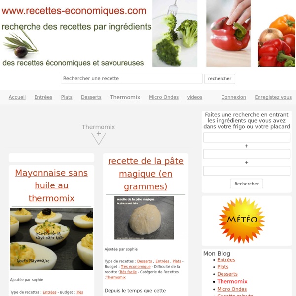 Recettes economiques