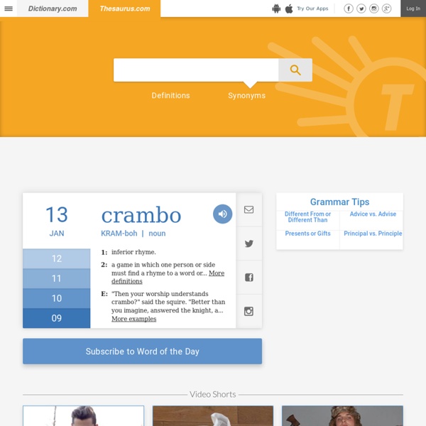 Find Synonyms and Antonyms of Words at Pearltrees