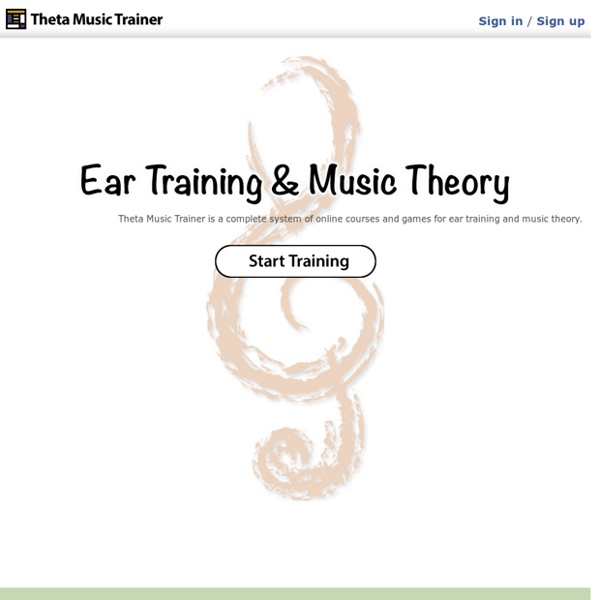 Theta - music ear training