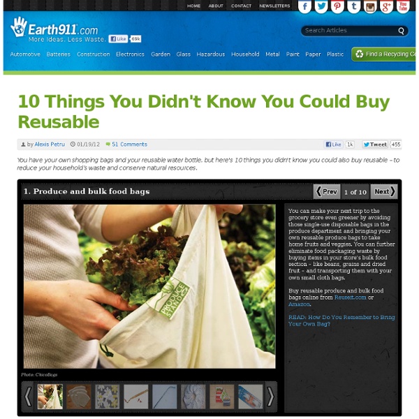 10 Things You Didn’t Know You Could Buy Reusable