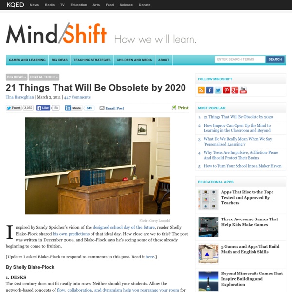 21 Things That Will Be Obsolete by 2020