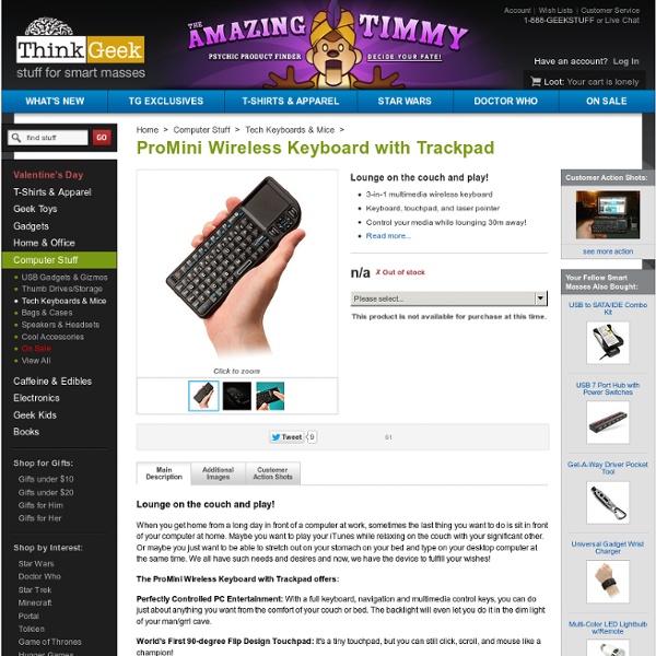 ProMini Wireless Keyboard with Trackpad