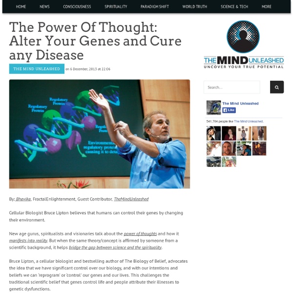 The Power Of Thought: Alter Your Genes and Cure any Disease
