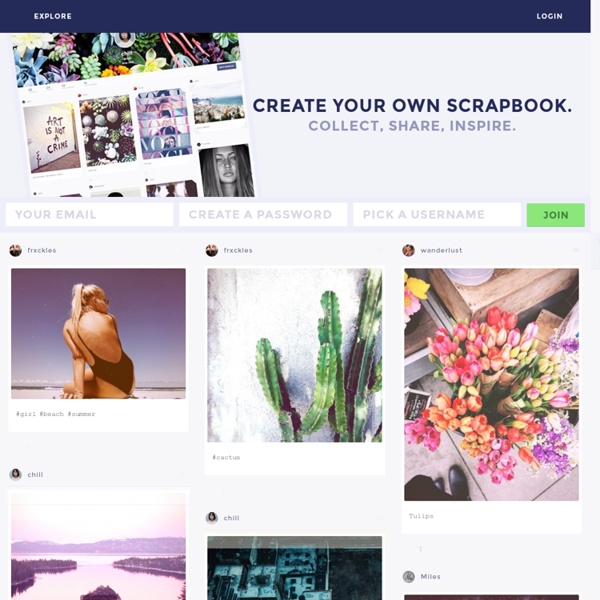 Thrilld.com ♥ an online scrapbook for inspiring and creative images