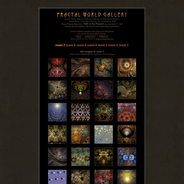 Fractal World Gallery Thumbnails : cosmic recursive fractal flames or flame fractals