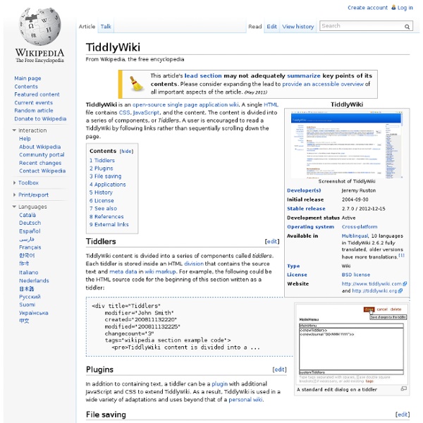 TiddlyWiki
