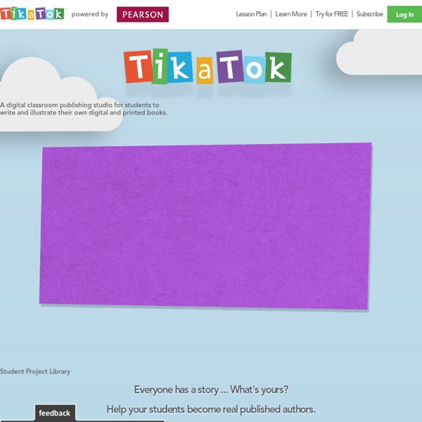 Tikatok - Imagine a Story. Create a Book.