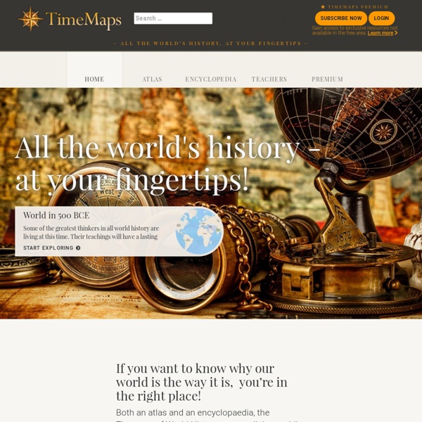 The Timemap of World History: the online atlas and encyclopedia