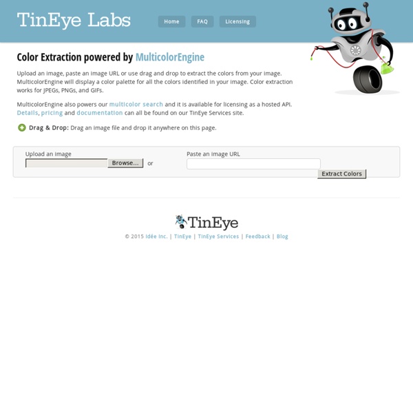 TinEye Labs - Color Extraction Lab