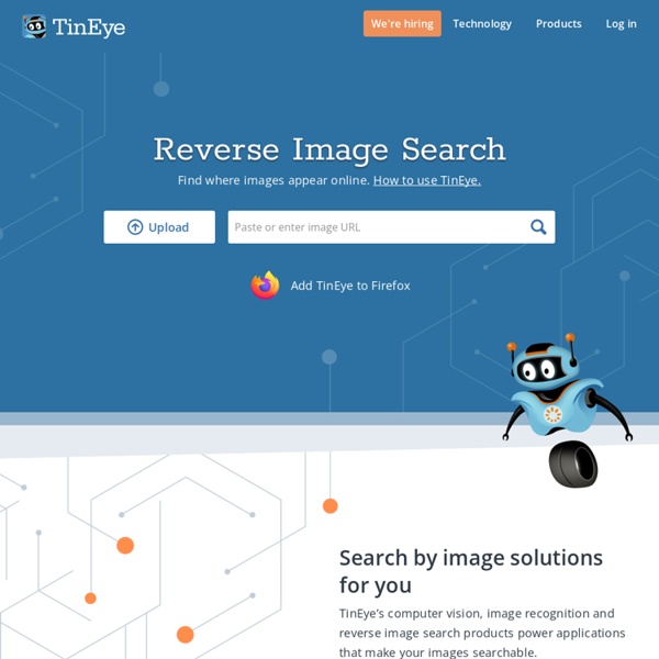 TinEye Reverse Image Search | Pearltrees