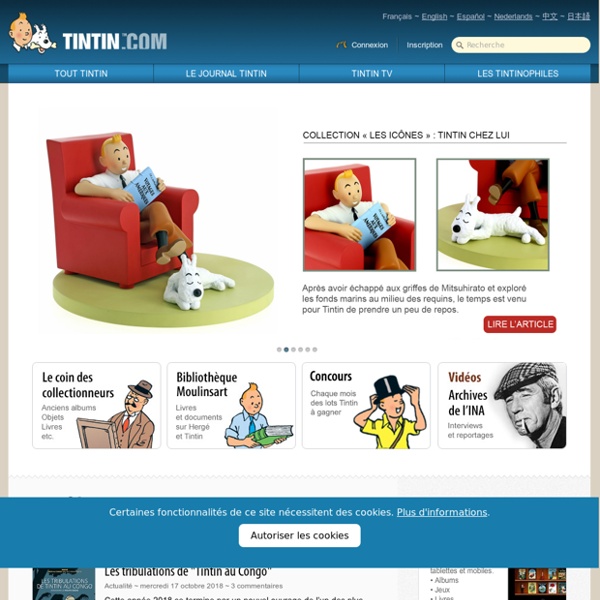 Tintin - Site officiel