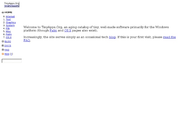 TinyApps.Org : Home