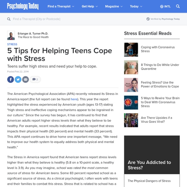 5 Tips for Helping Teens Cope with Stress