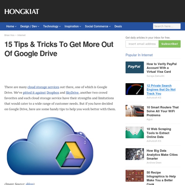 15 Tips & Tricks To Get More Out Of Google Drive