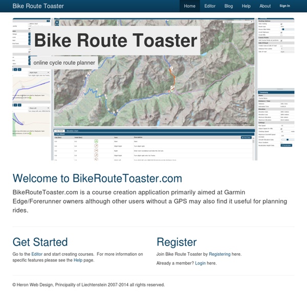 Bike Route Toaster
