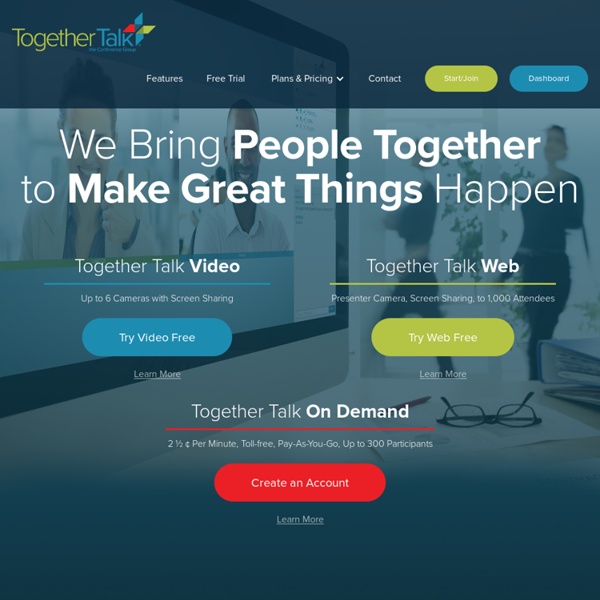 Together Talk - Webinars, Web & Video Online Meetings and Conference Calls