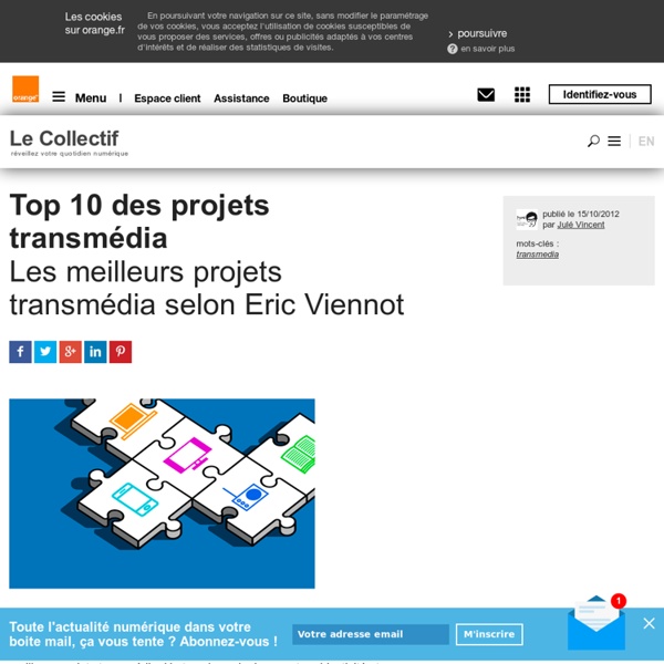 Top 10 projets transmedia - Eric Viennot