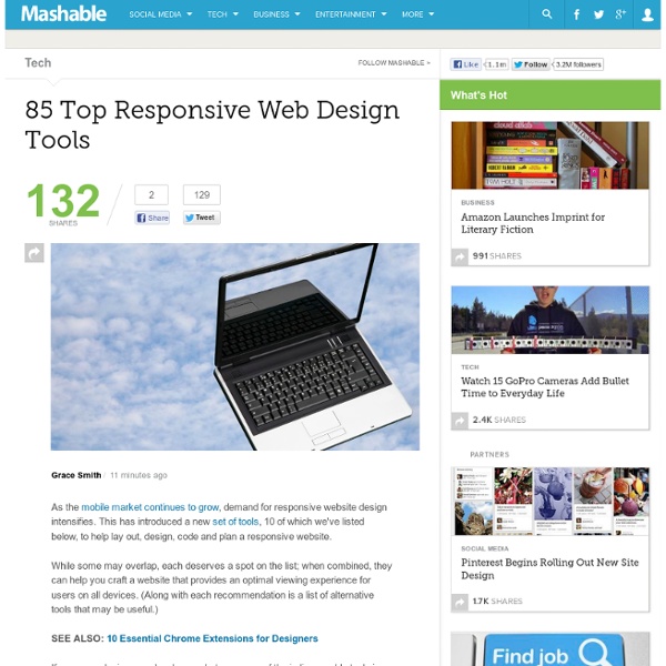 85 Top Responsive Web Design Tools