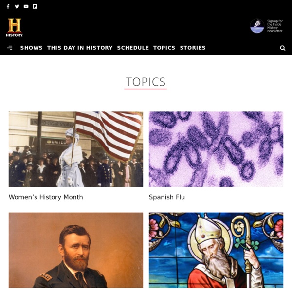 Topics - History.com Articles, Video, Pictures and Facts